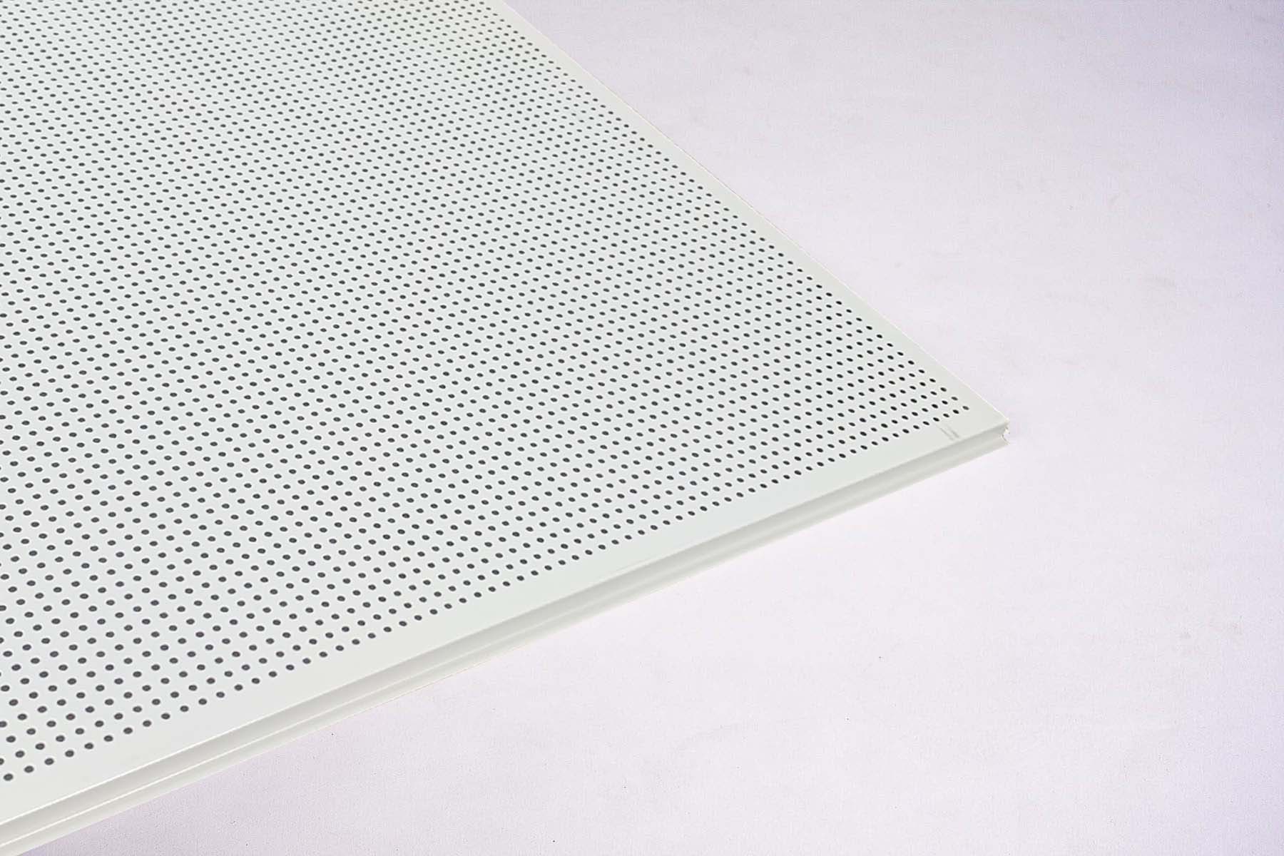 ventilatierooster plafondplaat wit 600x600mm doorzak