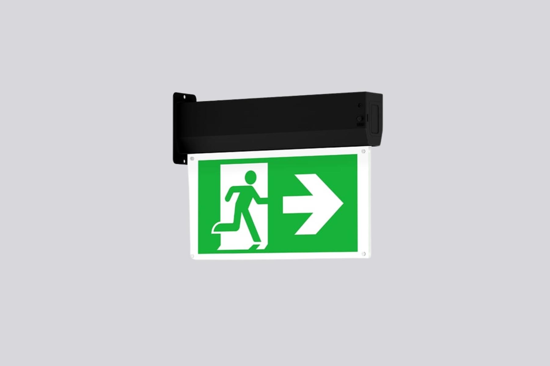 Tronix Led Exit Sign noodverlichting zwart