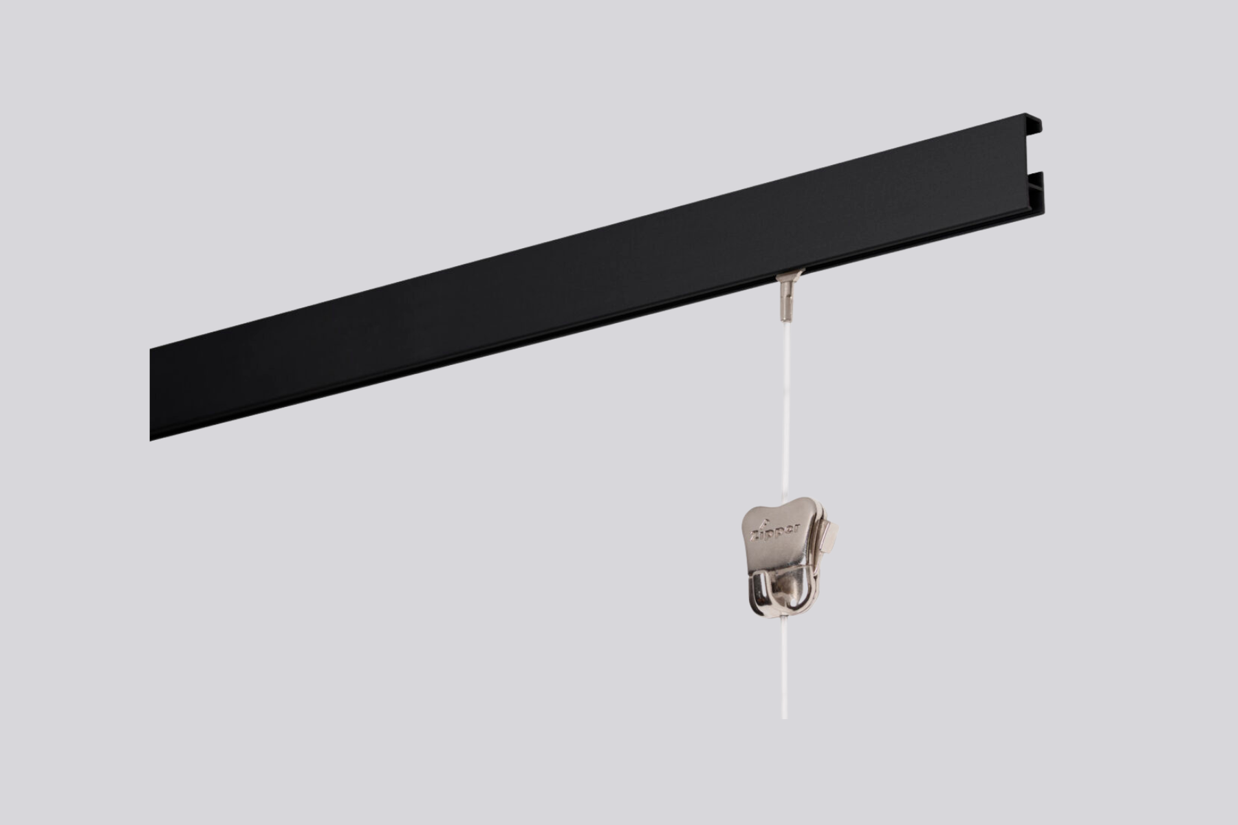 STAS Cliprail Zwart 200 cm