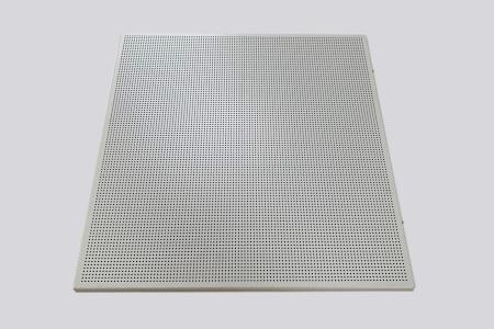 Ventilatierooster plafondplaat wit doorzak 600x600mm ~ AfbouwTotaal.com