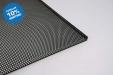 Ventilatierooster plafondplaat zwart inleg 600x600mm RAL 9005 (55%)