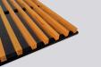 Shiluvit paneel american yellow pine transparant inclusief zwart oplegpaneel