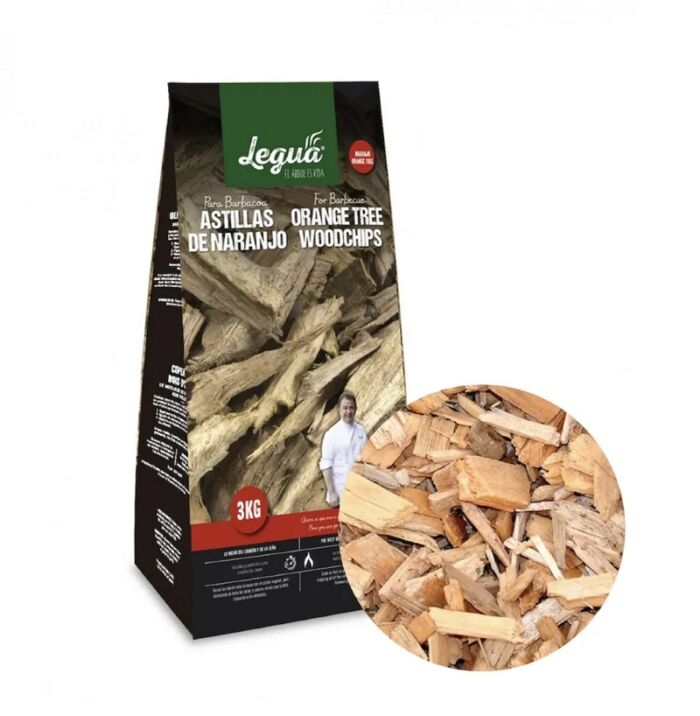 BBQ houtchips Sinaasappel 3kg