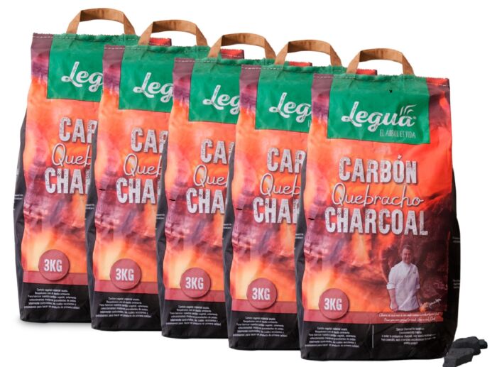 Premium Quality! – Voordeelpakket Quebracho houtskool - 5 zakken a 3kg