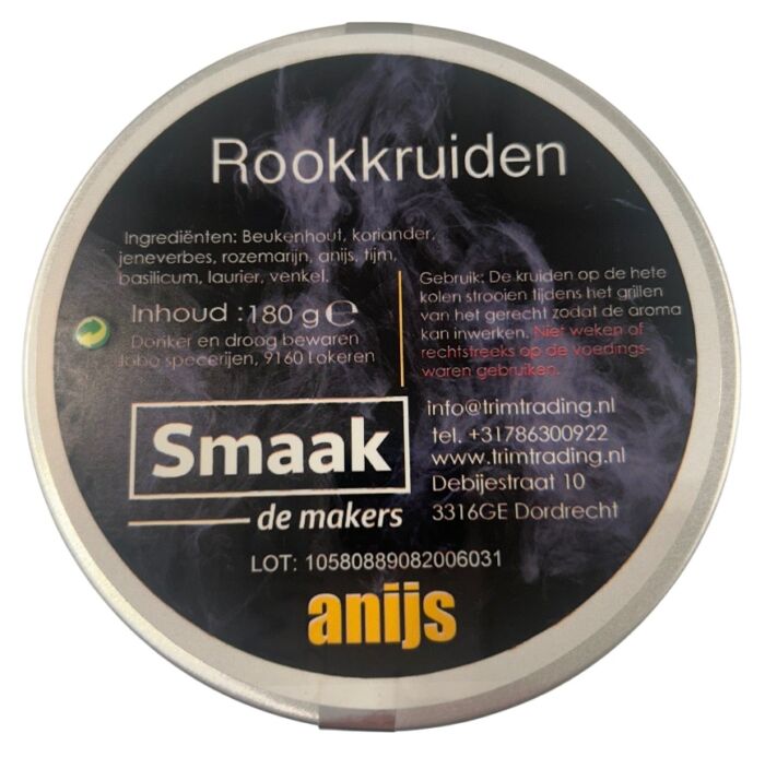 SMAAK - Rookkruiden / Vuurkruiden Anijs - pot 180 gr - Afbeelding 2