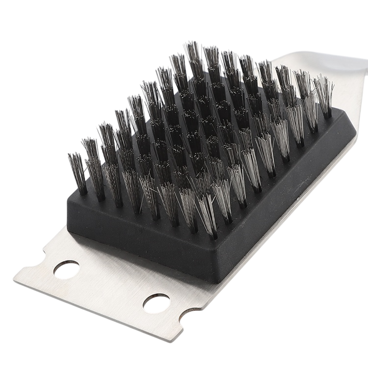 Reinigingsborstel met schraper RVS 45,5cm - Afbeelding 2