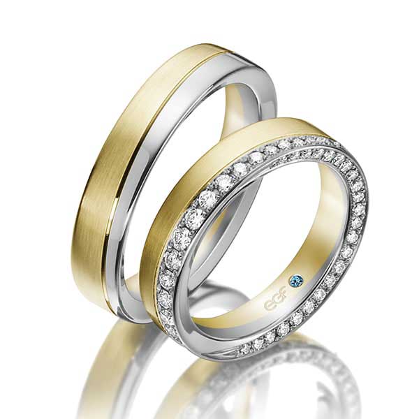 Bijzondere-set-trouwringen-met-aparte-diamantzetting-Circles-Trouwringen-Zwijndrecht