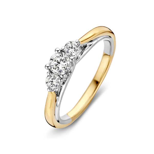 Verlovingsring-rose goud-met-0.54ct-aan-diamant-Circles-Trouwringen-Zwijndrecht
