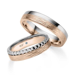 Hoe zorgt u voor een mooie combinatie? trouwringen-reflex-bicolor-Circles-Trouwringen-Zwijndrecht