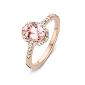 ring rosegoud-morganiet briljant