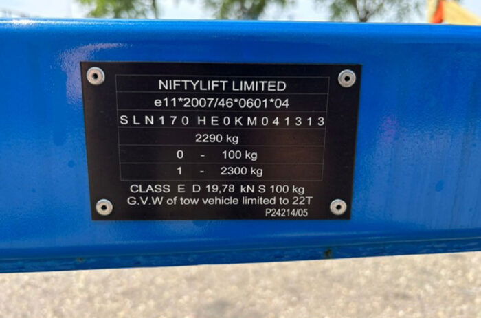 Niftylift 170HE MK18 Gebruikt_2019 - Afbeelding 9