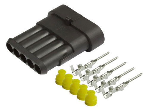 AMP Superseal 5 pole set male TE Connectivity AMP Superseal