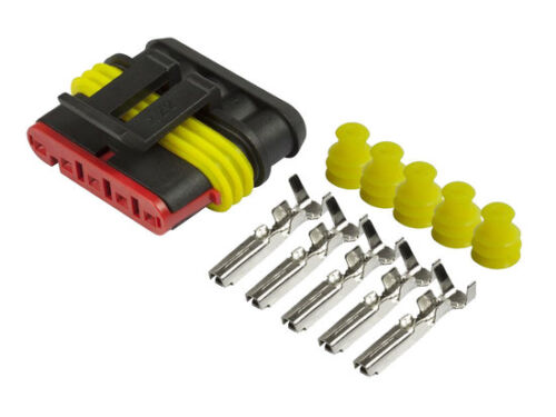 AMP Superseal 5 polig set vrouwelijk TE Connectivity AMP Superseal