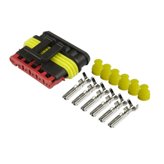 AMP Superseal 6 pole set female TE Connectivity AMP Superseal
