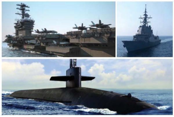 Elektrotechnische componenten voor militaire marine