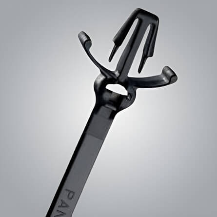 Herbruikbare paneel monteerbare kabelbinders