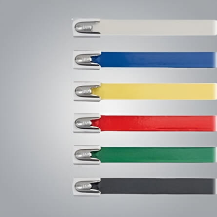 Panduit Gecoate & gekleurde RVS kabelbinders