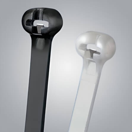 Panduit kunststof kabelbinders met RVS clip Panduit kunststof kabelbinders met RVS clip