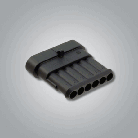 AMP Superseal male 6 polig