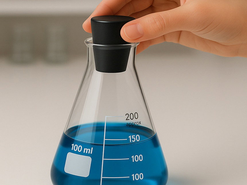 Conische Rubberstop NBR lab