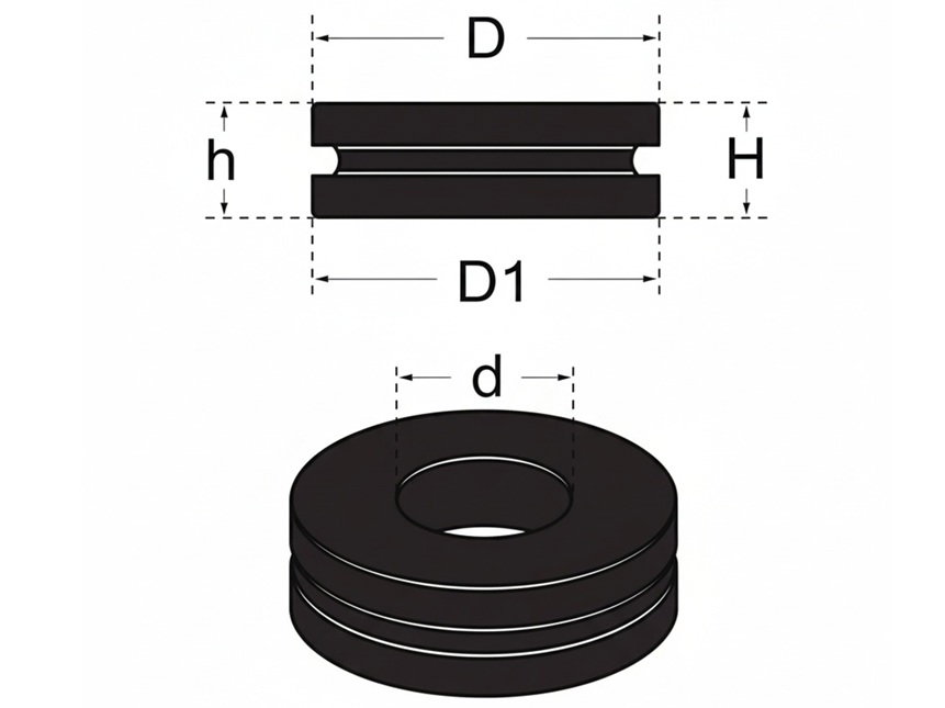 Doorvoertule schematische tekening