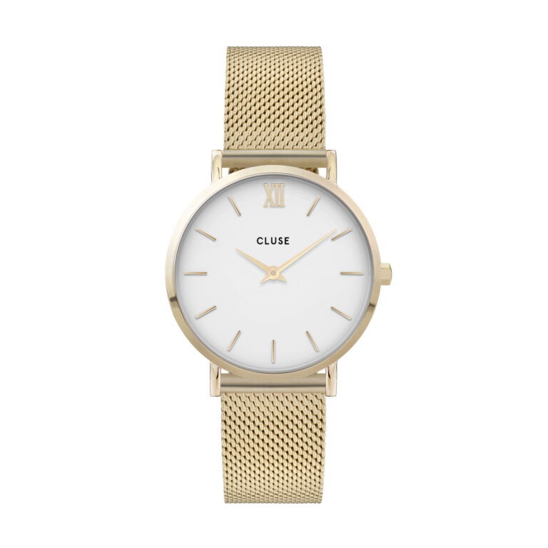 Cluse Minuit Mesh gold CW0101203007
