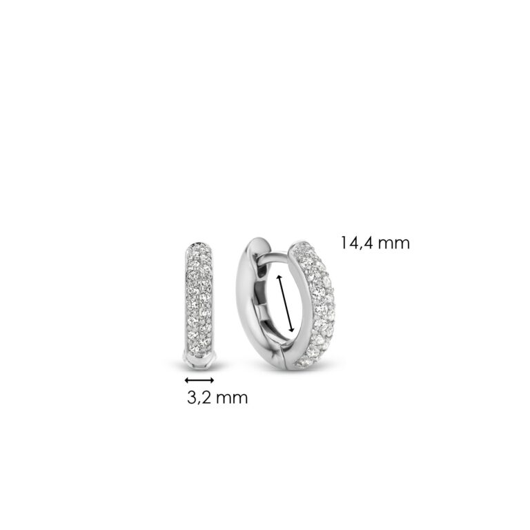Ti Sento Oorringen Zirconia 7210ZI - Afbeelding 4