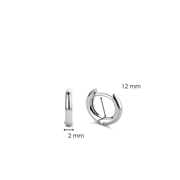Ti Sento Oorringen Glad 7811SI - Afbeelding 2