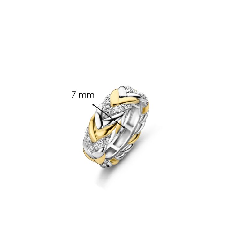 Ti Sento Ring Bicolor 12264ZY - Afbeelding 4