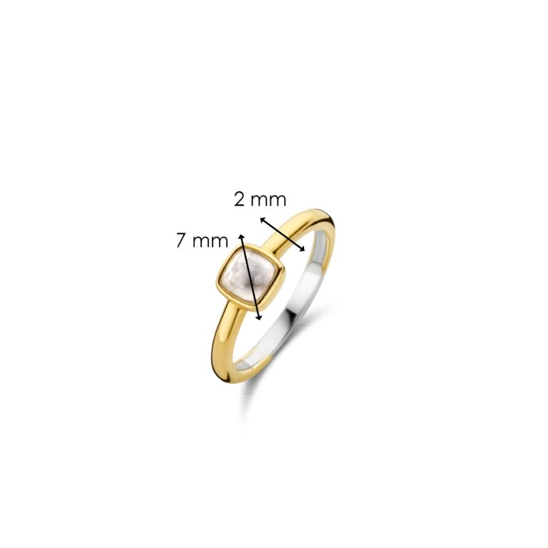 Ti Sento Ring Parelmoer verguld 12267MW - Afbeelding 4