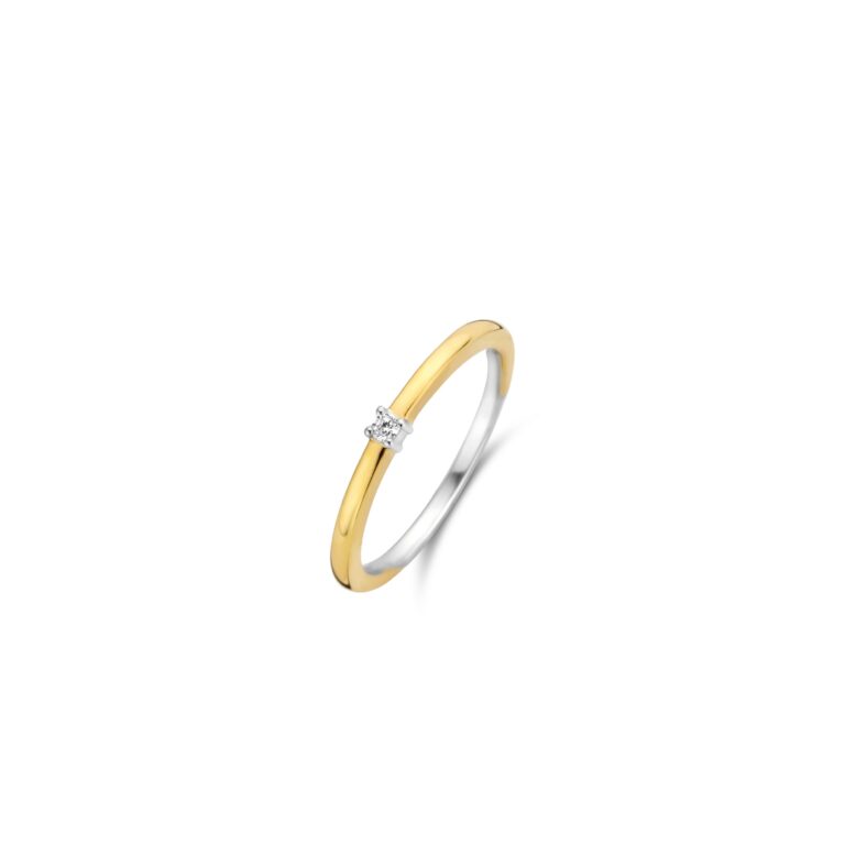 Ti Sento Ring Zirconia verguld 12210ZY