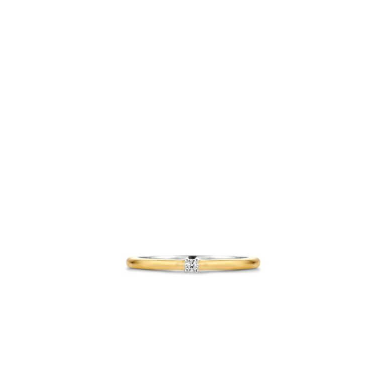 Ti Sento Ring Zirconia verguld 12210ZY - Afbeelding 3