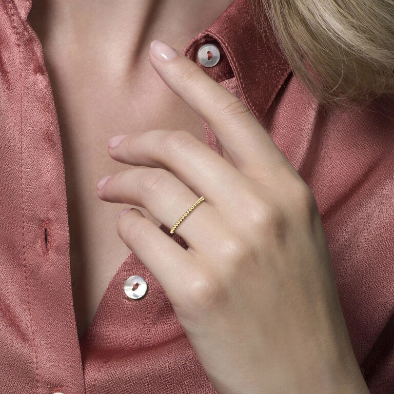 Blush 14krt Gouden Ring Bolletjes 1195YGO/52 - Afbeelding 5