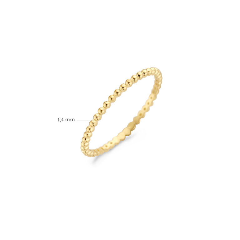 Blush 14krt Gouden Ring Bolletjes 1195YGO/52 - Afbeelding 4