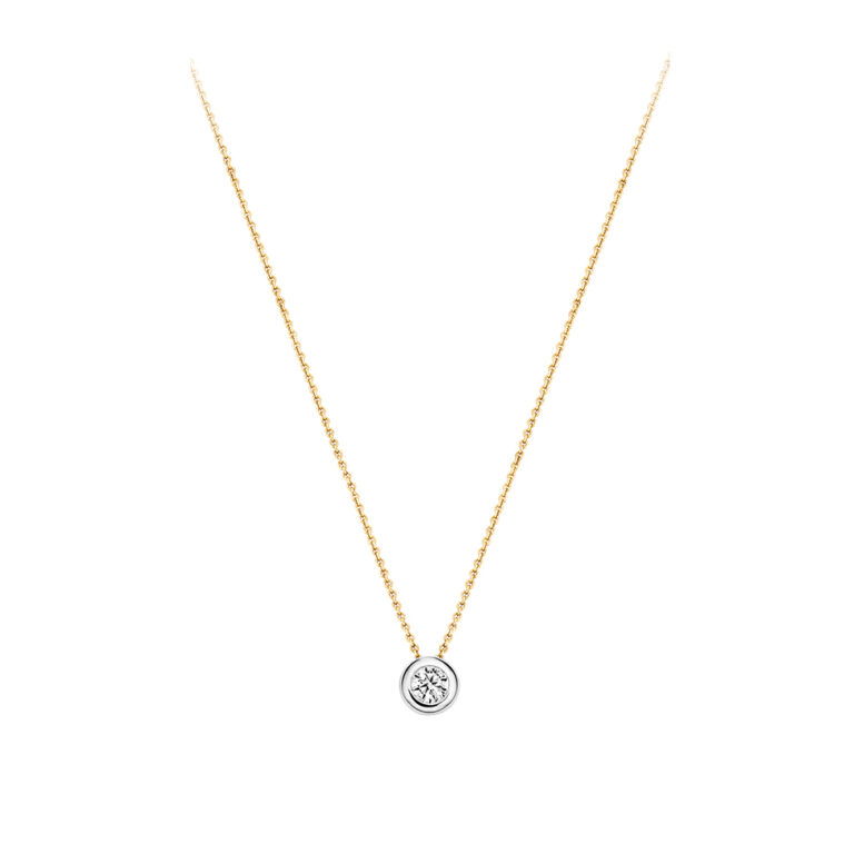 Blush 14 krt Collier zirconia 3052BZI