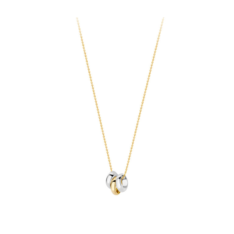 Blush 14krt Gouden Bicolor Collier met hangers 3055BGO