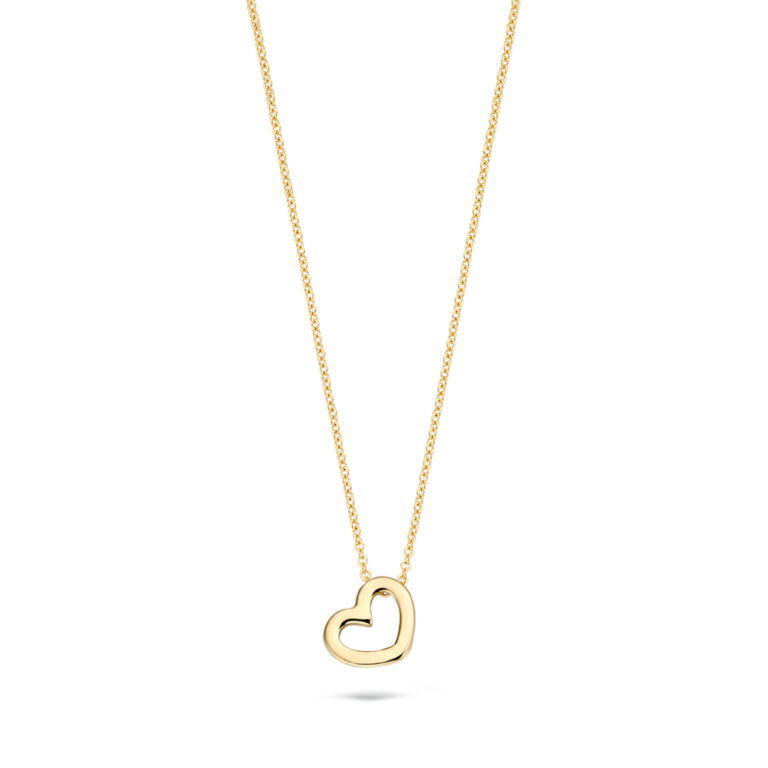 Blush 14krt Geel Gouden Collier met Hartje 3081YGO
