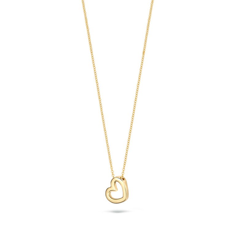 Blush 14krt Geel Gouden Collier met Hartje 3081YGO - Afbeelding 2