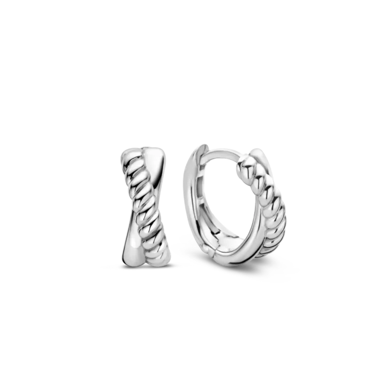 Ti Sento Oorbellen Bewerkt Zilver 7667ST - Afbeelding 3