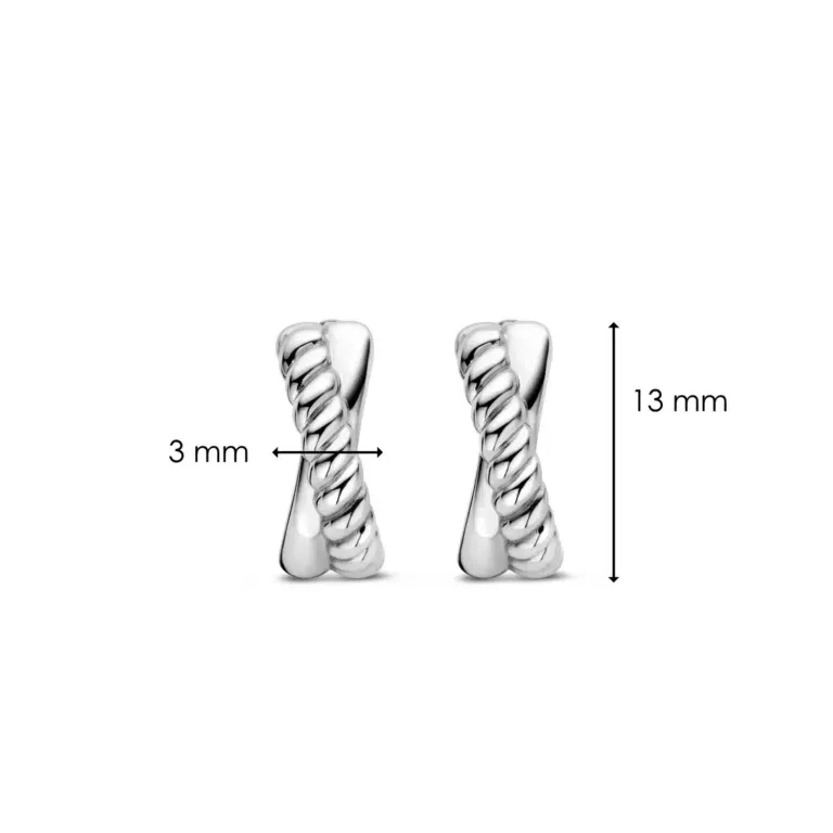 Ti Sento Oorbellen Bewerkt Zilver 7667ST - Afbeelding 6