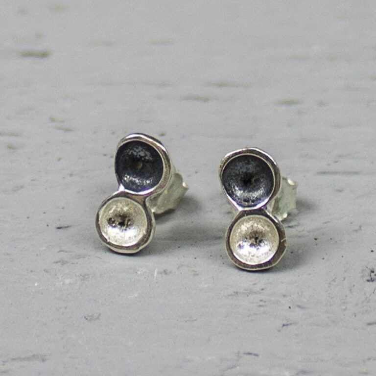 Jéh Jewels Oorsteker Zilver Oxi/wit 19739