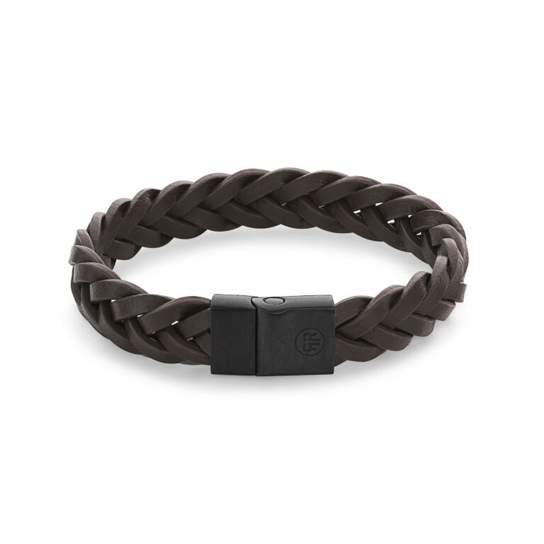 Rebel & Rose Braided BrownBlack RR-M0029-B