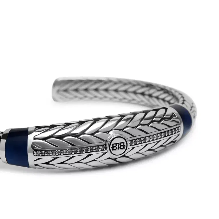 Buddha to Buddha Cuff Armband Ellen 148 Tigernavy - Afbeelding 5
