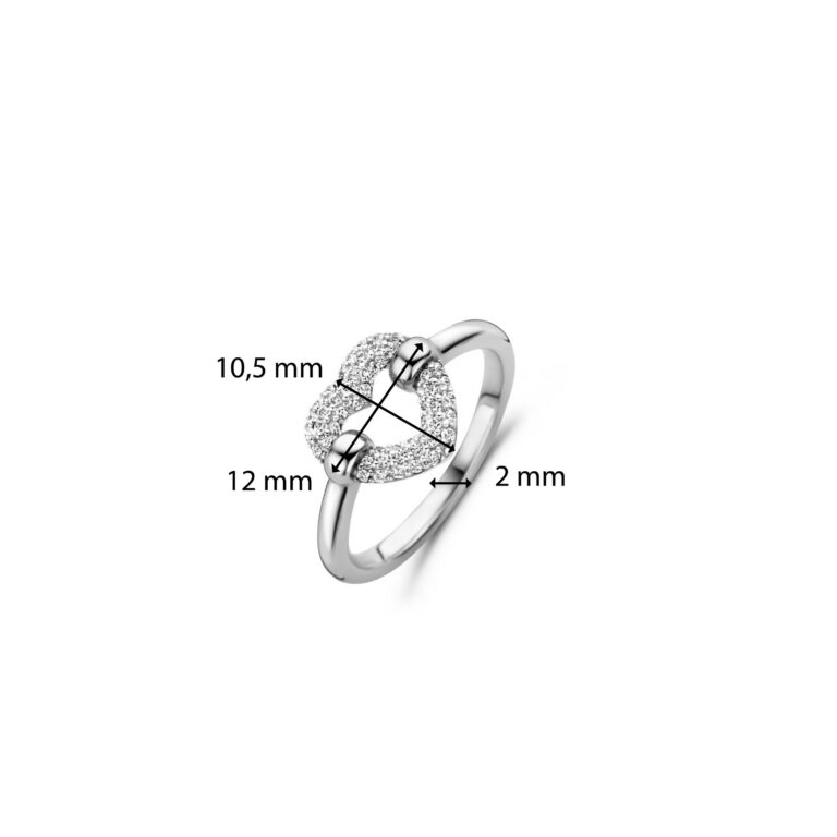 Ti Sento Hart zirconia 12291ZI - Afbeelding 4