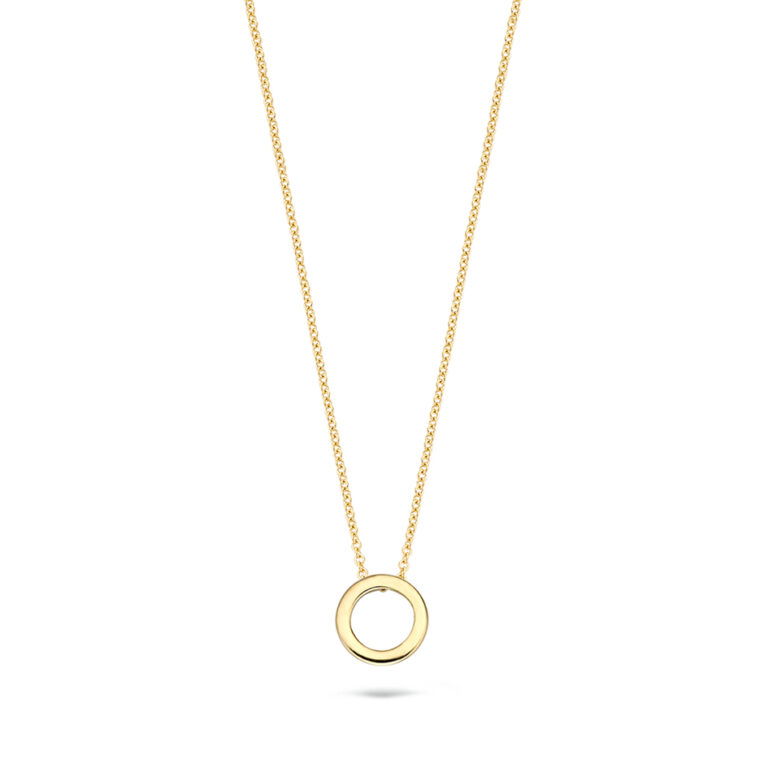 Blush 14 krt Gdn Collier cirkel 3083YGO