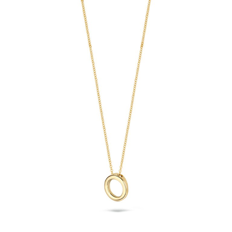 Blush 14 krt Gdn Collier cirkel 3083YGO - Afbeelding 2