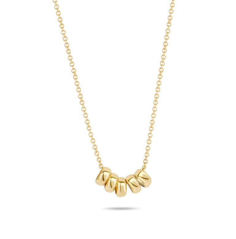 Blush 14 krt Gdn Collier + Hangers 3087YGO