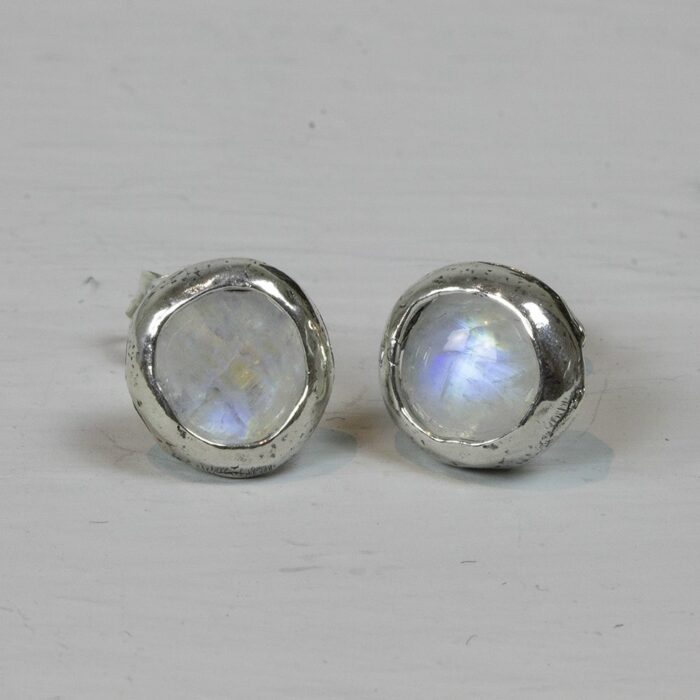 Jéh Jewels Oorstekers Zilver Oxy Maansteen 20812