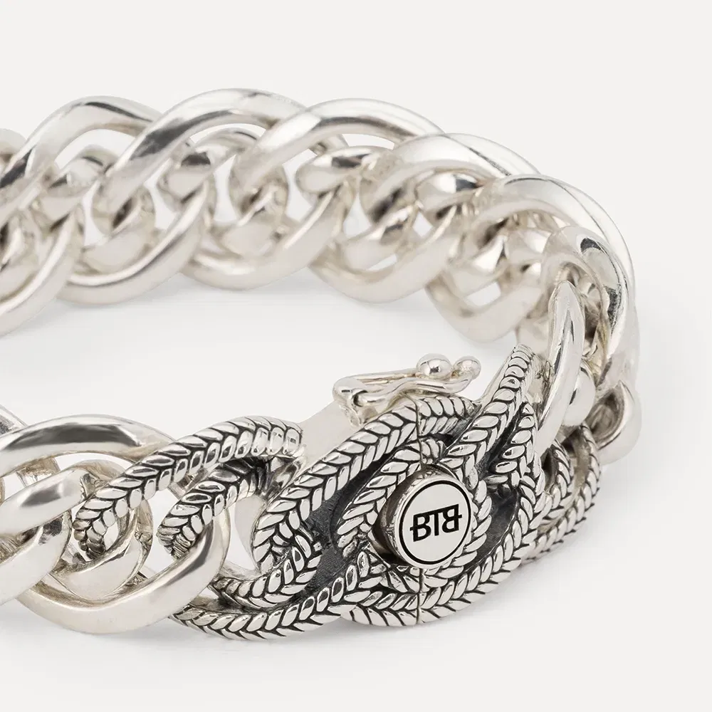 Buddha to Buddha Nathalie small texture Bracelet 208 - Afbeelding 2