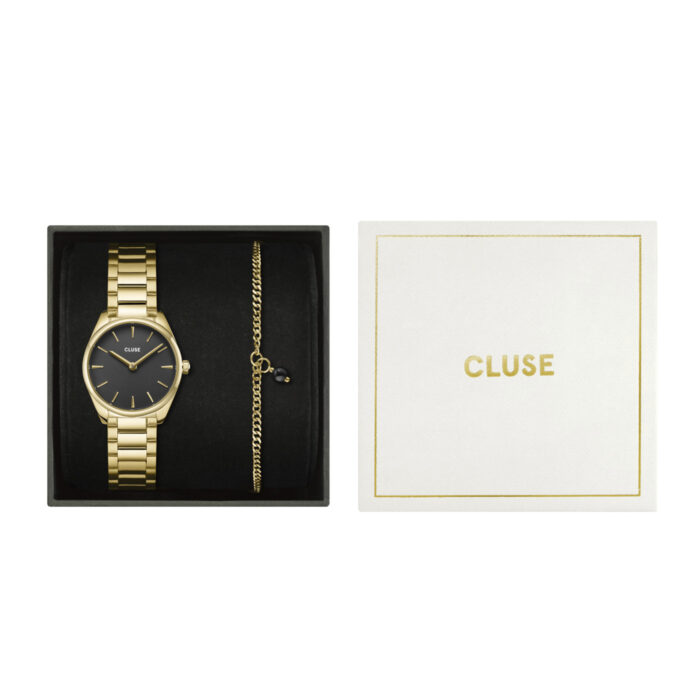 Cluse horloge CG11701 Féroce Mini Gold met armband